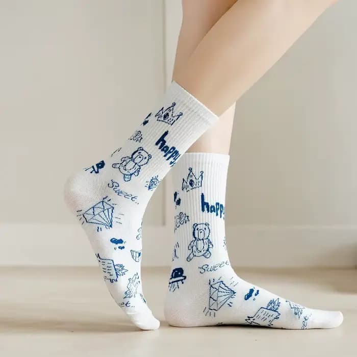 Chaussettes en coton pour femmes