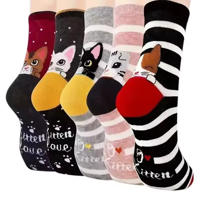 Femmes chaussettes motif Animal coton