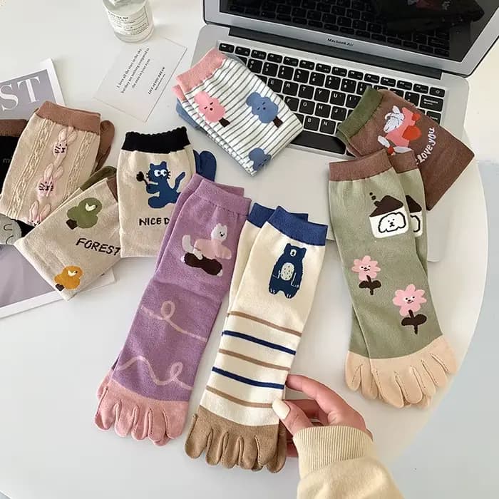 Chaussettes pour femmes, mignonnes, amusantes, à motifs de dessins animés, style dopamine, douces, sportives, confortables, respirantes, en coton, pour filles, vente en gros, chaussettes kawaii à orte