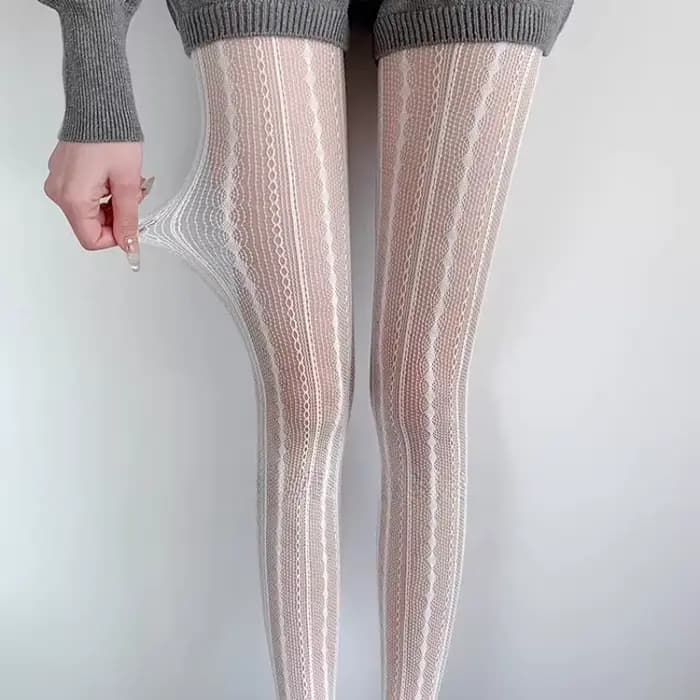 Nouvelles collants résille longs pour femme
