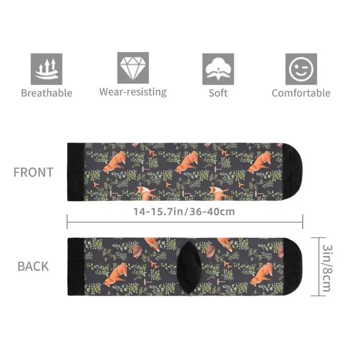 Chaussettes fantaisie pour hommes et femmes