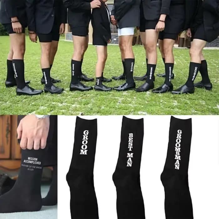Chaussettes de mariage pour hommes