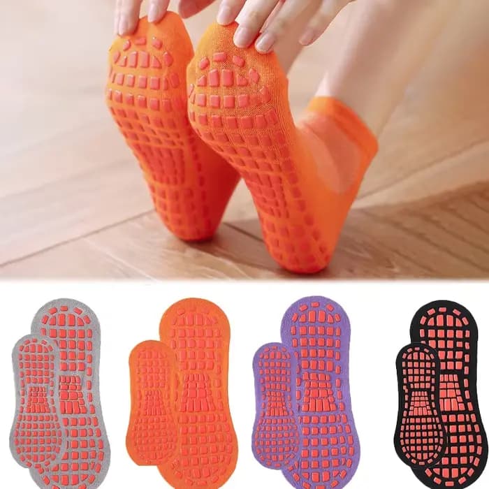 Chaussettes antidérapantes pour enfants et adultes