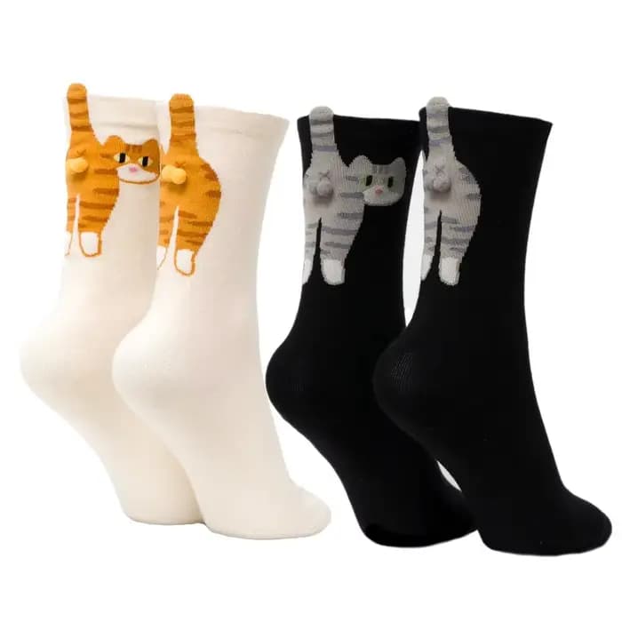 Chaussettes chat pour femmes et hommes