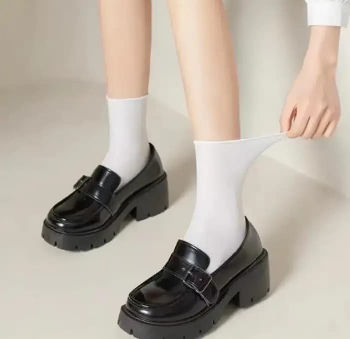 Chaussettes d'Été Fines en Velours Doux et Respirant