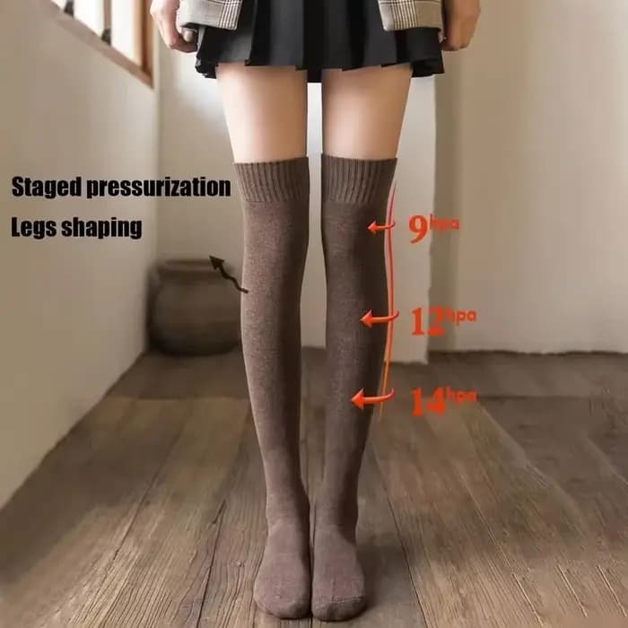 Chaussettes longues chaudes d'hiver