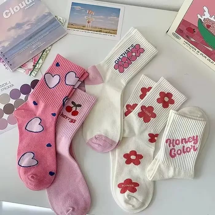 5 paires de chaussettes d'été tendance pour femmes