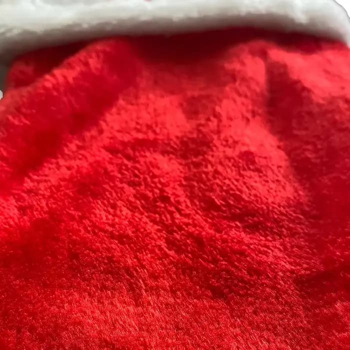 Bas de noël en peluche personnalisés