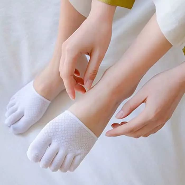 Chaussettes d'été invisibles en coton pour femmes