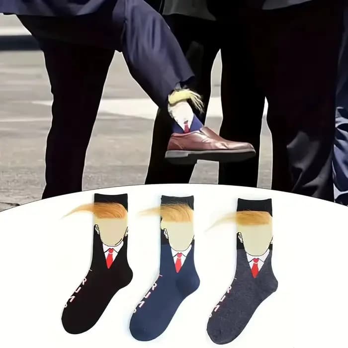 Chaussettes présidentielles amusantes