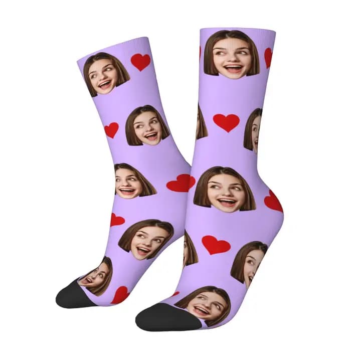 Chaussettes personnalisées avec photo