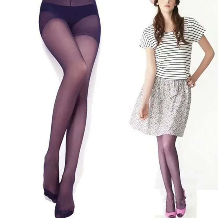 Collants Sexy violet Opaque femmes