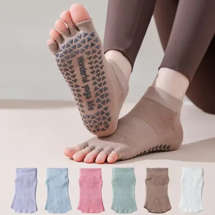 Chaussettes de Yoga à cinq orteils pour femmes