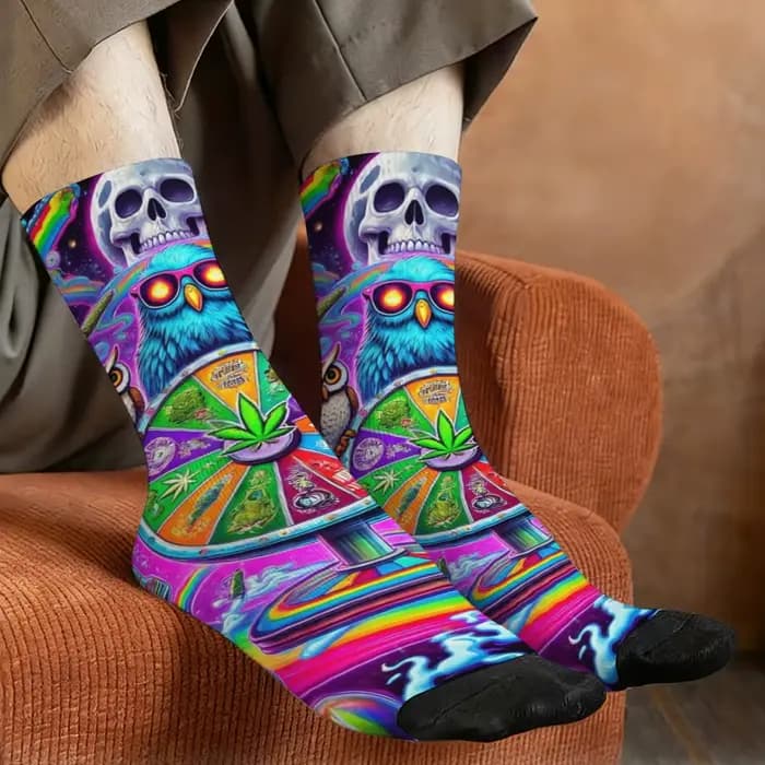 Chaussettes mi-mollet pour hommes