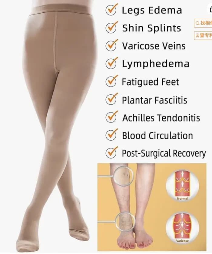 Collants de Compression gradués 20-30 mmHg