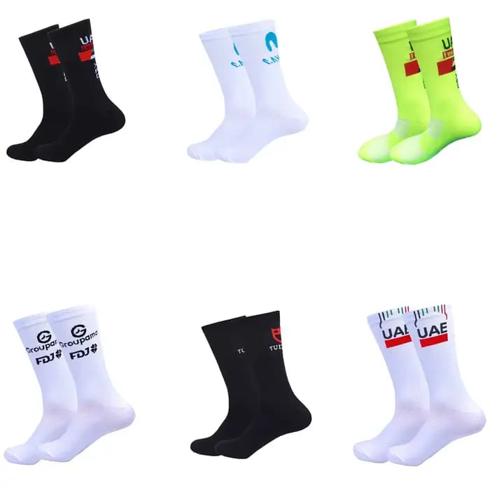 Chaussettes de cyclisme américaines FDJ