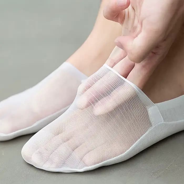 Chaussettes en peau transparente pour hommes