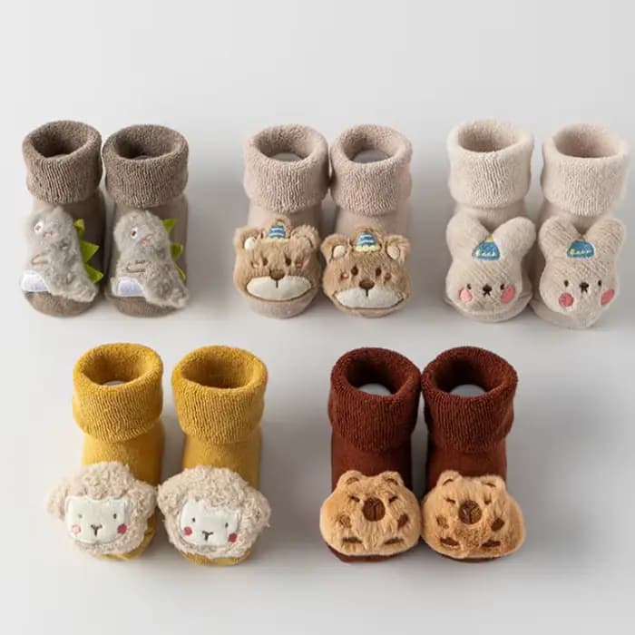 Chaussettes de sol pour bébés garçons et filles