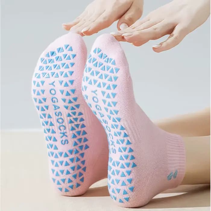 Chaussettes de Yoga antidérapantes en Silicone pour femmes