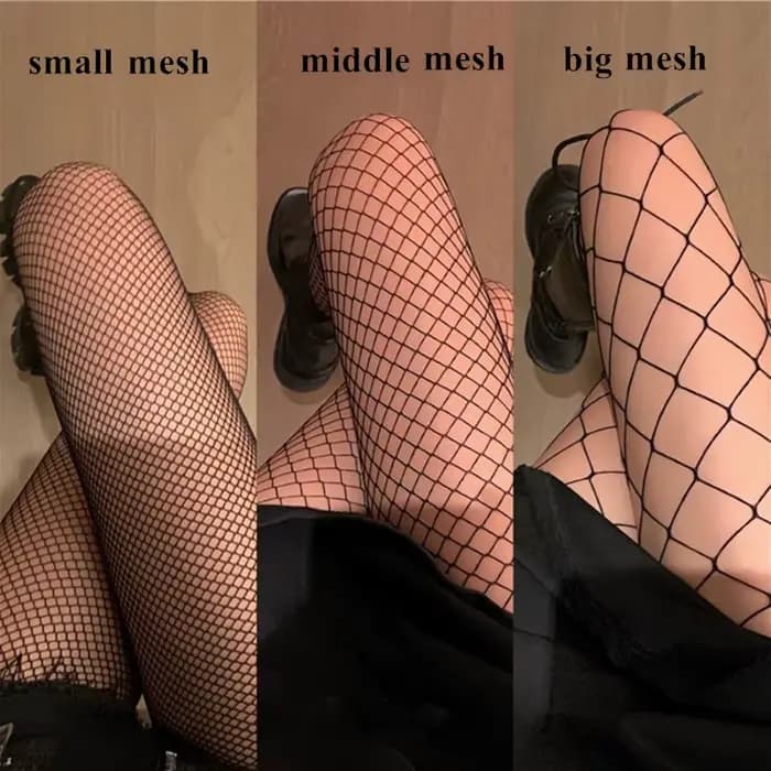 Collants résille longs sexy pour femme