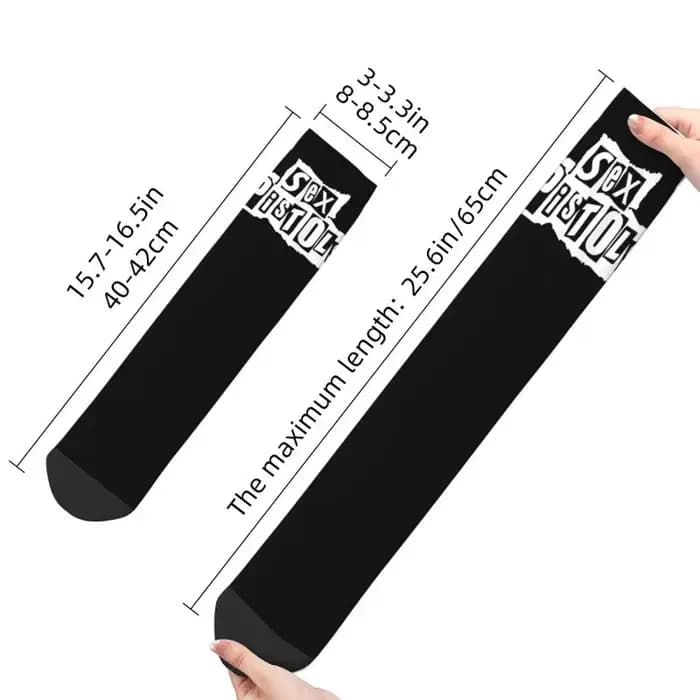 Chaussettes provoqué RapMetal Rock Crew pour hommes et femmes