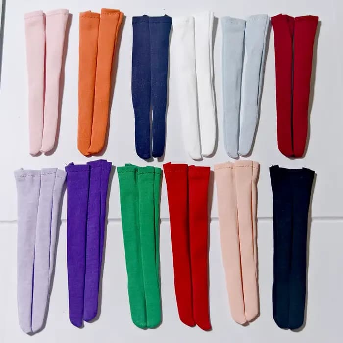 1 paire de chaussettes Blyth couleur bonbon, bas pour Azone,Momoko, Blyth 1/6, accessoires de vêtements de poupée
