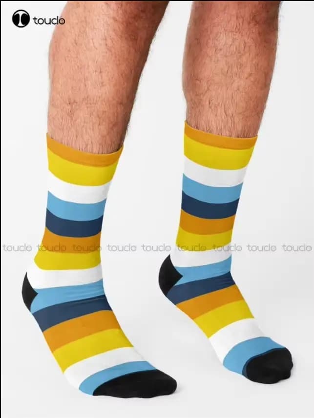 Chaussettes drapeau Aroace Pride