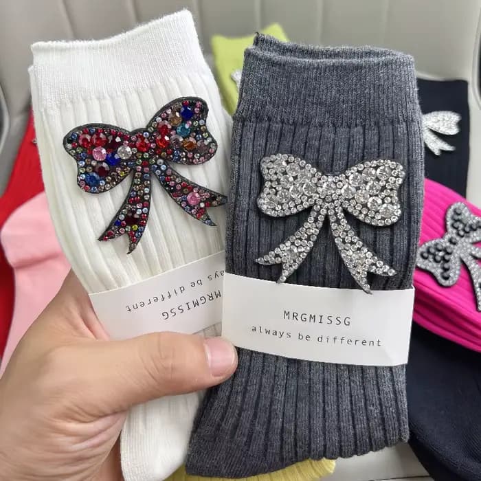 Chaussettes coréennes à la mode pour femmes