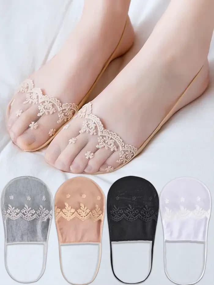 Chaussettes invisibles d'été fines pour femme