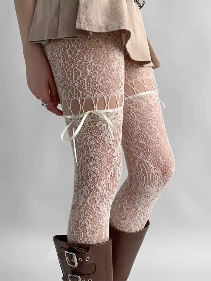 Nouveau design Collants beiges sexy pour femme