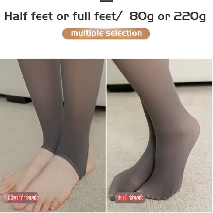 Collants thermiques épais bas femmes