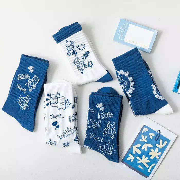 Chaussettes en coton pour femmes