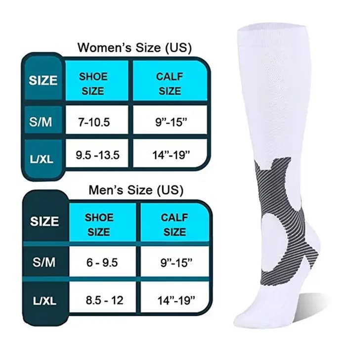 Chaussettes de Compression pour hommes et femmes
