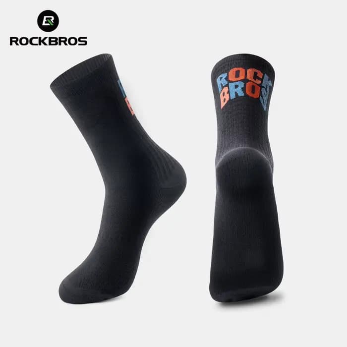 ROCKBROS Chaussettes de cyclisme à bordure hautement élastique
