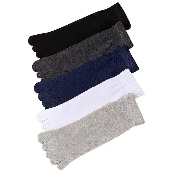 Chaussettes à cinq doigts pour hommes