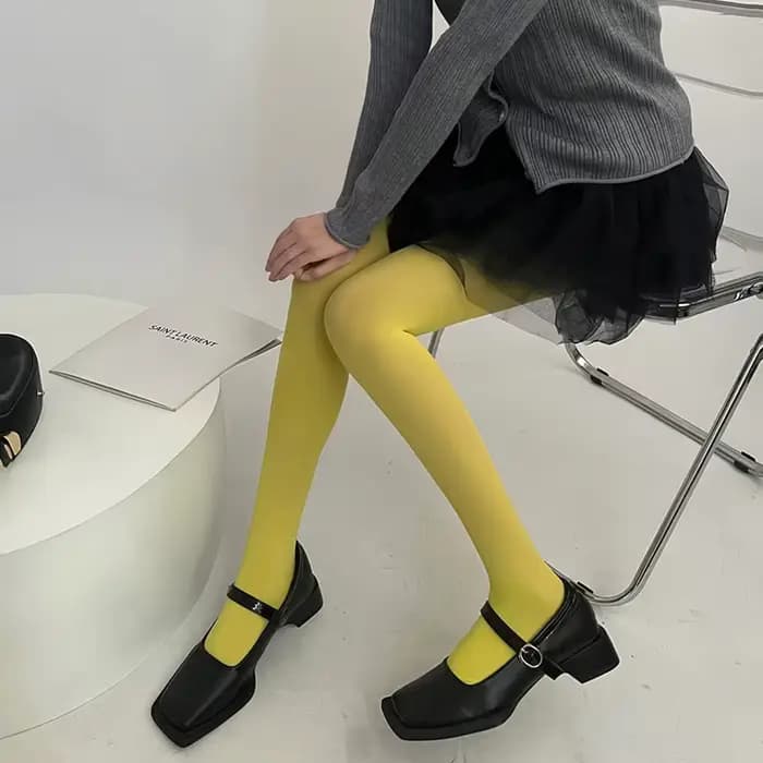 Grands collants élastiques en velours sans couture pour femmes