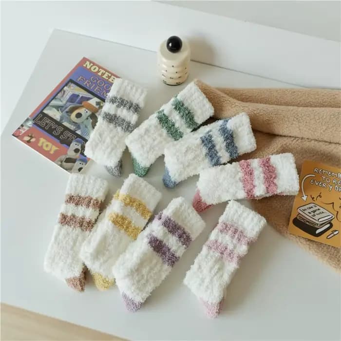 Chaussettes en molleton de corail pour femmes