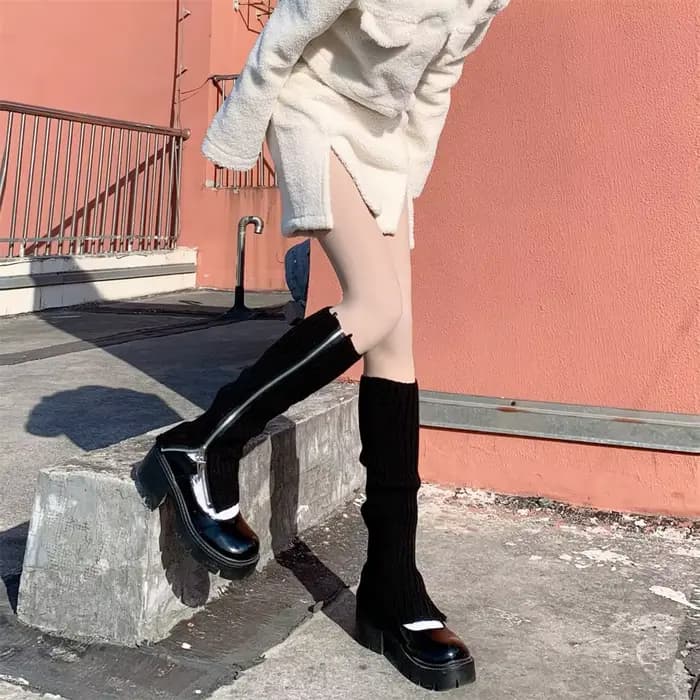 Harajuku – chaussettes de bottes de personnalité