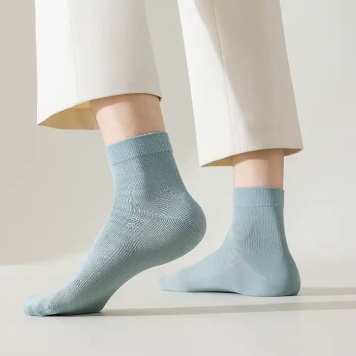 Chaussettes d'été en Fiber de bambou pour hommes