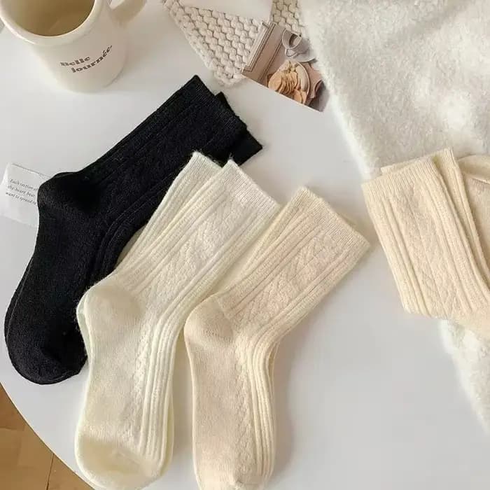 Chaussettes épaisses en cachemire pour femmes