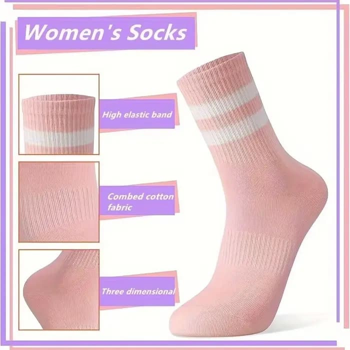 6 paires de chaussettes femmes
