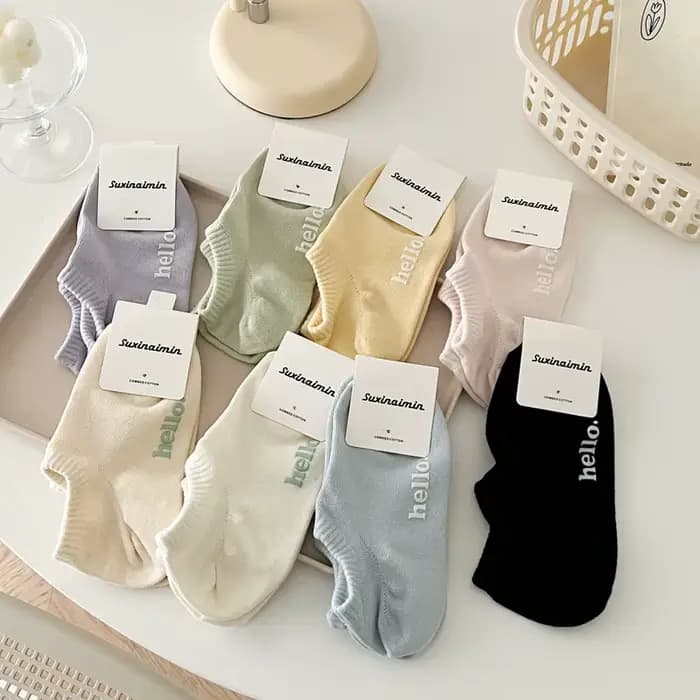 Chaussettes en pur coton pour femmes