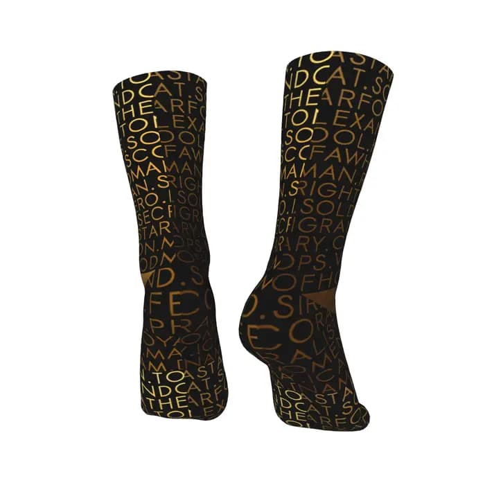Hamiltons les chaussettes musicales automne bas drôle Couple