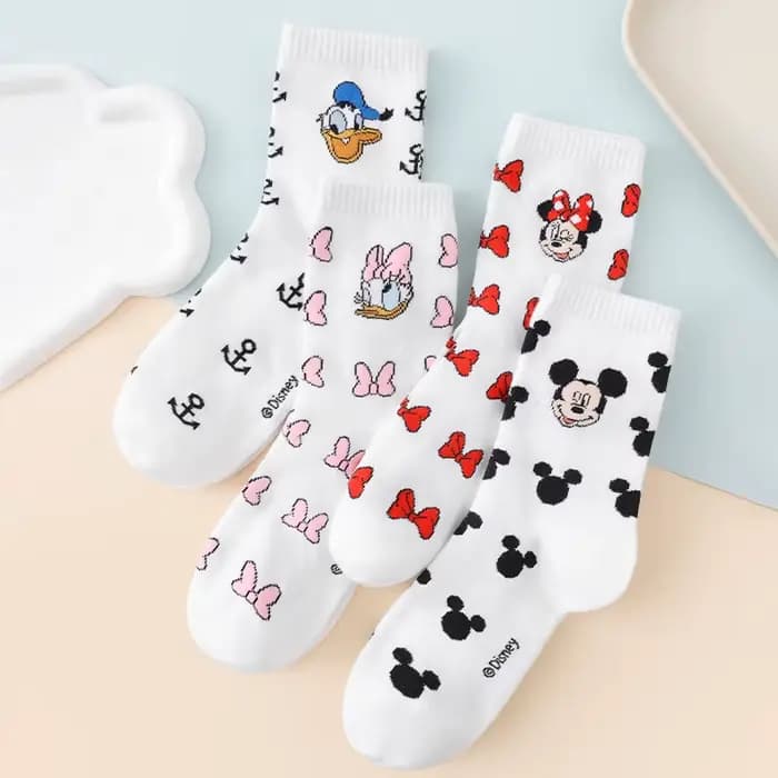 4 paires de chaussettes Disney Mickey
