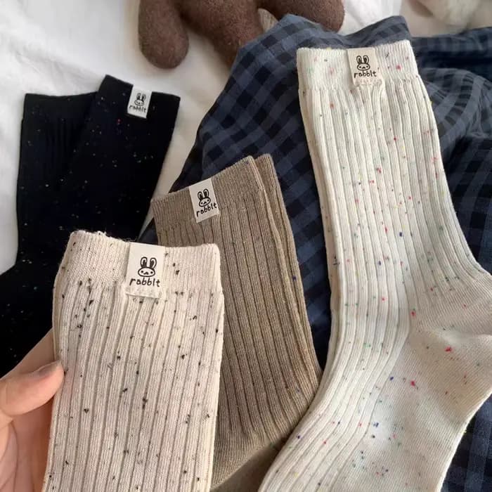 4 paires de chaussettes mi-tube pour femmes