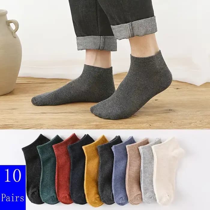 Chaussettes en coton respirantes pour hommes