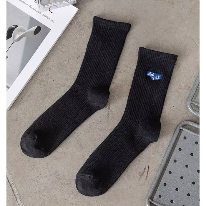 Chaussettes brodées de lettres pour hommes