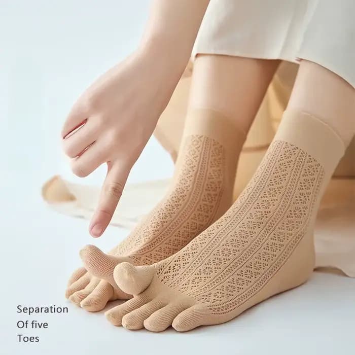 Chaussettes à bout Floral pour femmes