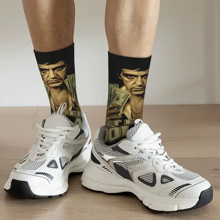 Chaussettes unisexes avec impression 3D