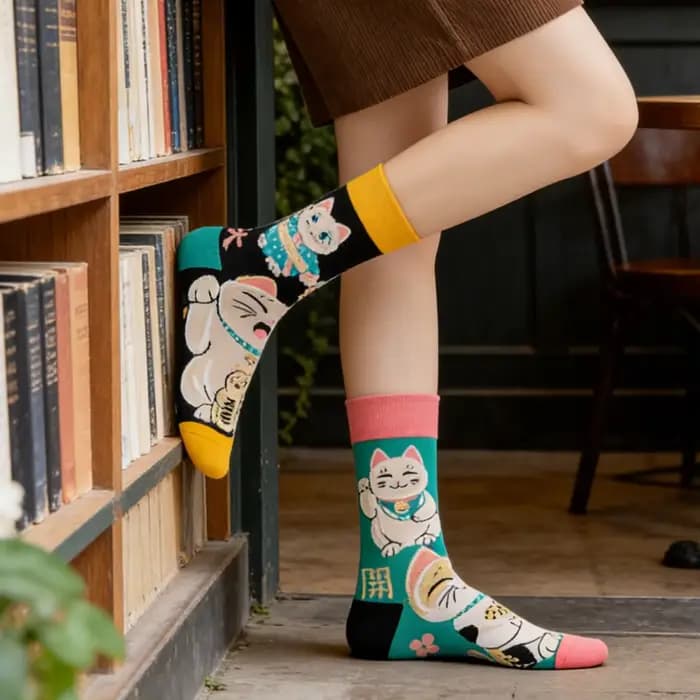 1 paire de chaussettes mi-mollet pour hommes
